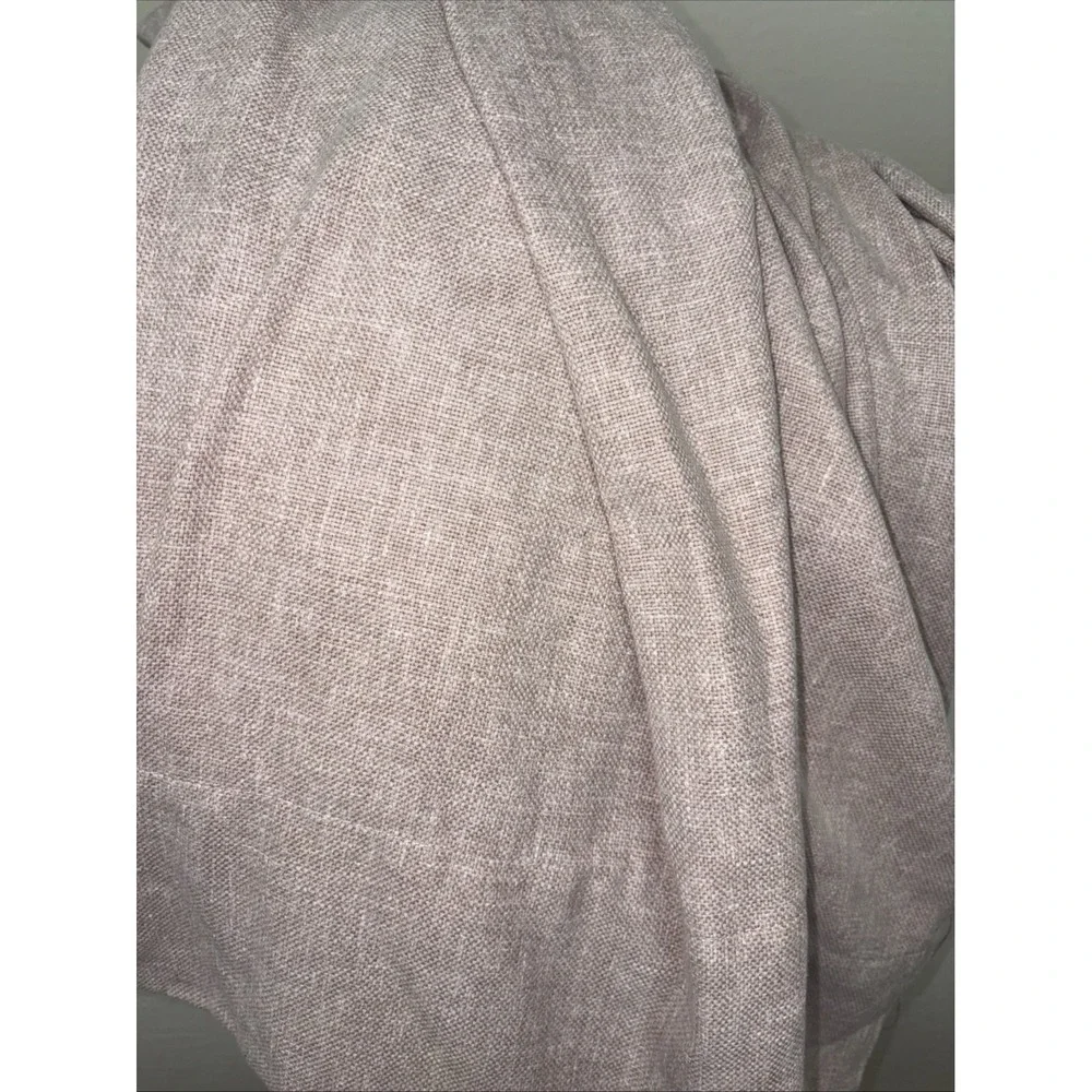 HEAVY  CUSTOM‎ MADE DRAPES PINCH PLEAT CURTAIN cotton linen blend? one drape GUC